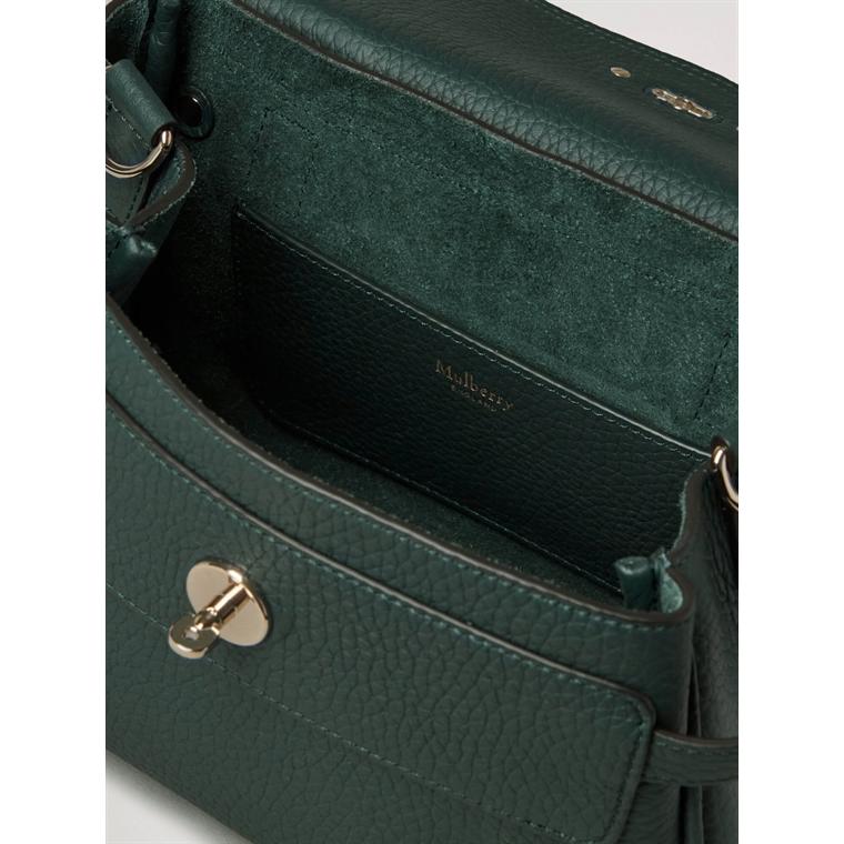 Mulberry Mini Alexa Mulberry Green Heavy Grain